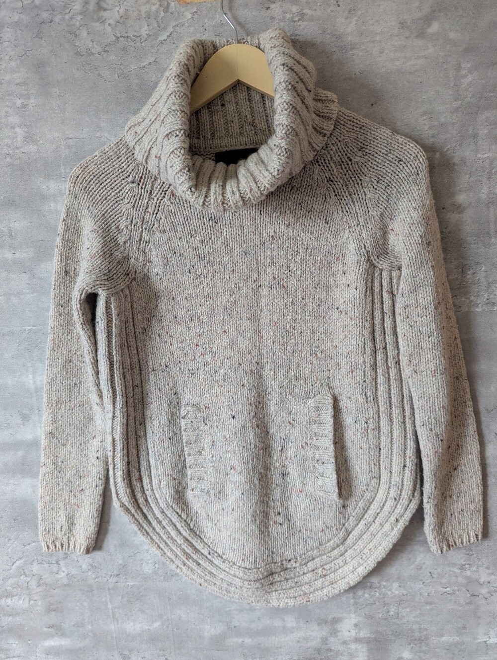 Cynthia Rowley Wool Blend Cowl Neck Sweater